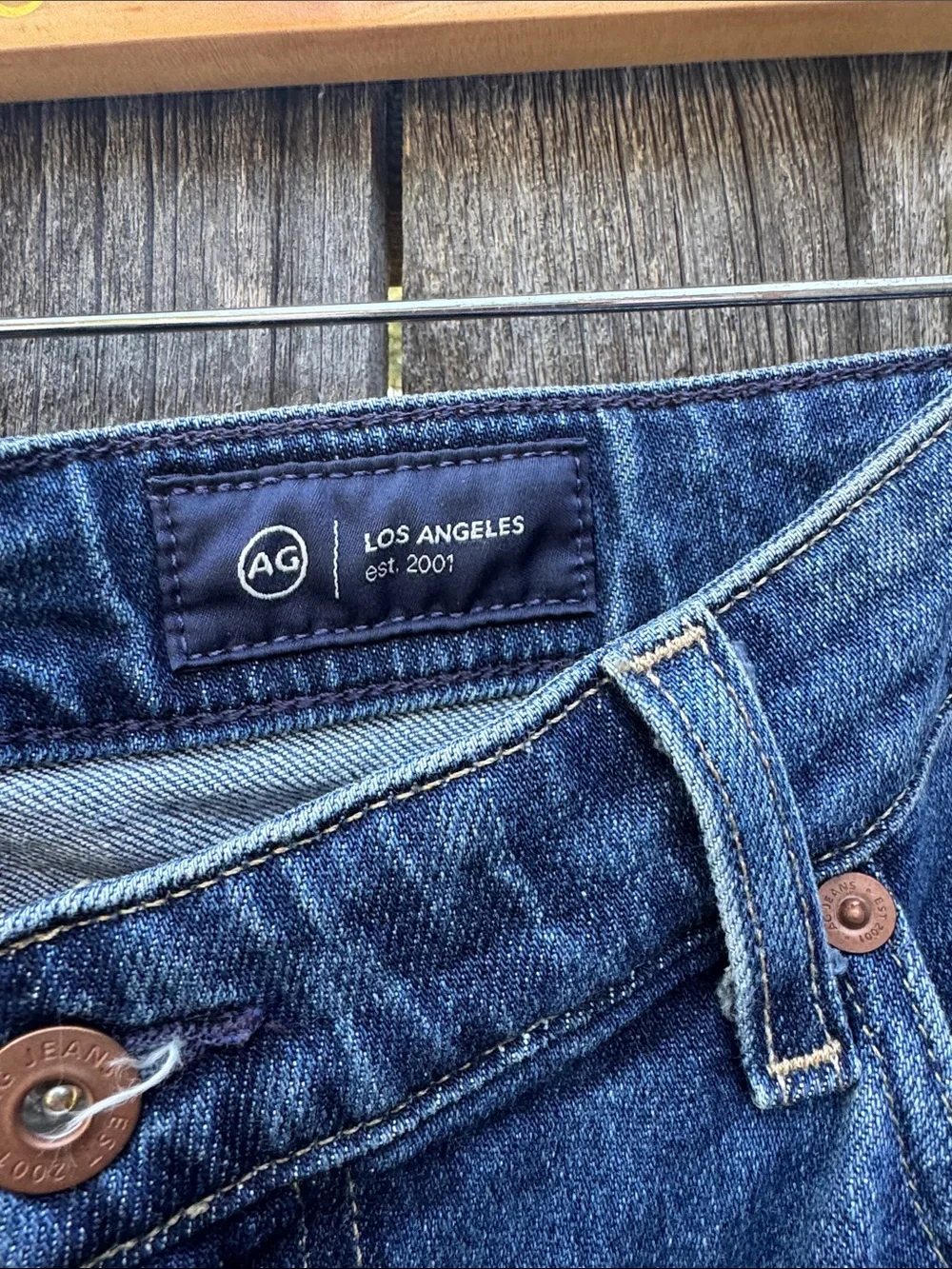 AG Adriano Goldschmied Dark Blue Denim Jeans